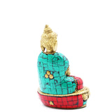 Brass Buddha Figure - Amitabha - 9.5 cm - SHAMTAM.COM