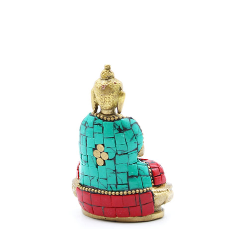 Brass Buddha Figure - Blessing - 7.5cm - SHAMTAM.COM