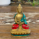 Brass Buddha Figure - Blessing - 7.5cm - SHAMTAM.COM