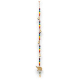 Brass Elephant Chakra Wind Chime with Healing Beads and Soothing Bells - Handcrafted Indian Decor for Serenity and Good Fortune - SHAMTAM.COM