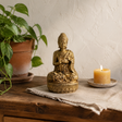 Mosiężne miniaturowe bóstwa - Budda (60 g) - 48 mm