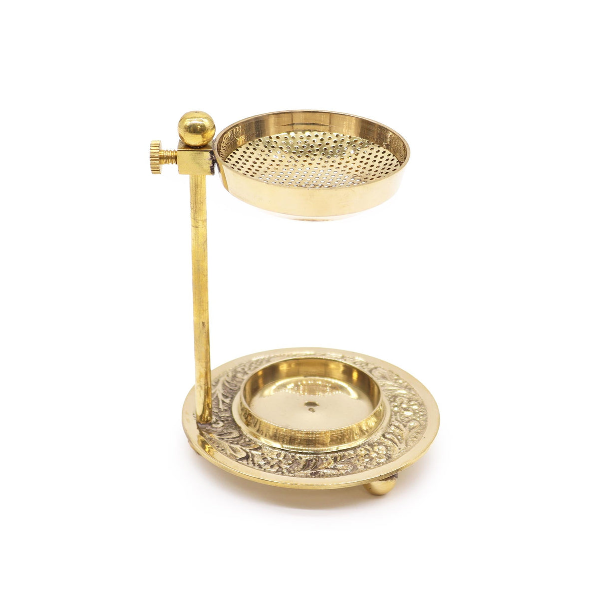 Brass Resin Incense Burner - Adjustable - SHAMTAM.COM