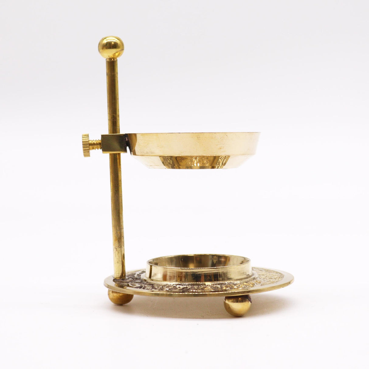 Brass Resin Incense Burner - Adjustable - SHAMTAM.COM