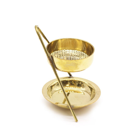 Brass Resin Incense Burner - Fixed - SHAMTAM.COM