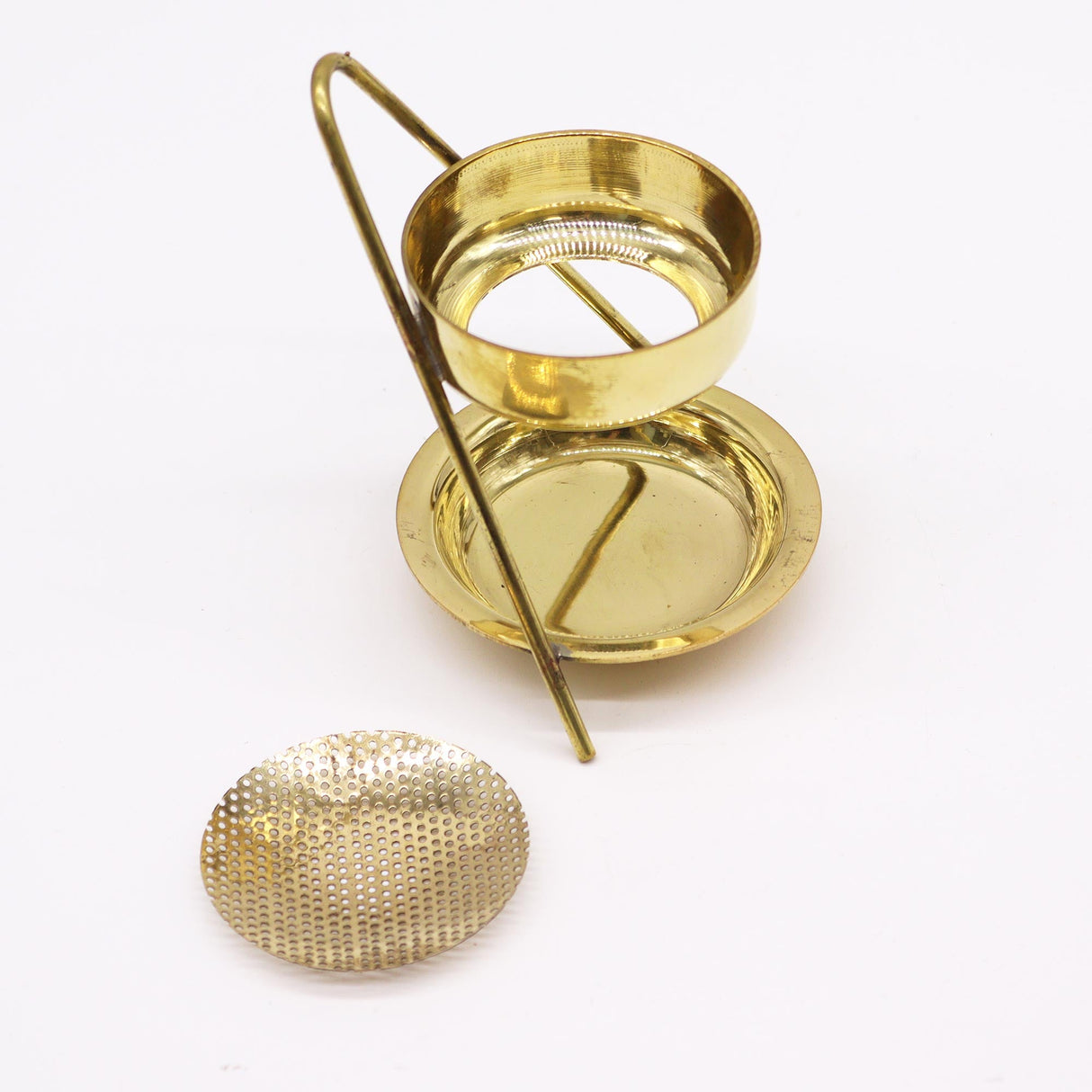Brass Resin Incense Burner - Fixed - SHAMTAM.COM