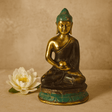 Brass Sitting Meditation Buddha Statue - SHAMTAM.COM