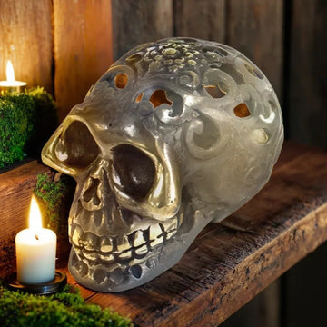 Brass Skull Vintage Small