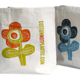 Tote Bag Bright Flower - choice of 4 colours - SHAMTAM.COM