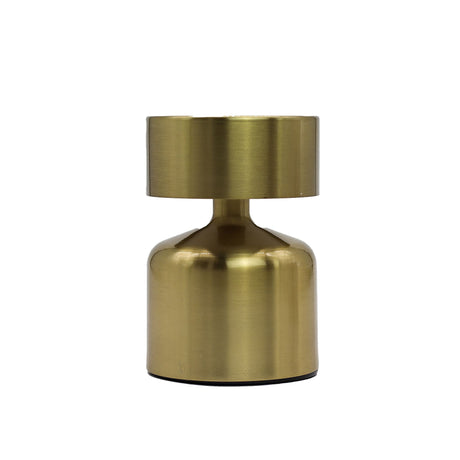 Bronze Mushroom Touch Table Lamp, USB - C Rechargeable - SHAMTAM.COM
