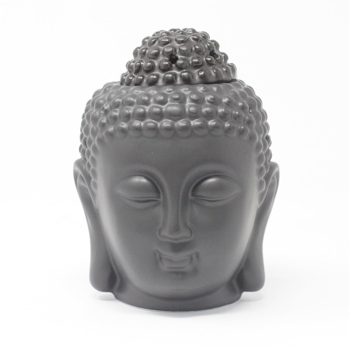 Buddha Head Oil Burner - Dark Brown - SHAMTAM.COM