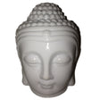 Buddha Head Oil Burner - White - SHAMTAM.COM