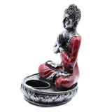 Buddha Candle Holder - Red - Medium - SHAMTAM.COM