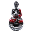 Buddha Candle Holder - Red - Medium - SHAMTAM.COM