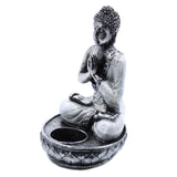 Buddha Candle Holder - White - Medium - SHAMTAM.COM