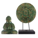 Buddha Feng Shui Set - Buddha Knot - Green - SHAMTAM.COM