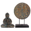 Buddha Feng Shui Set - Flower Mandala - Blue - SHAMTAM.COM