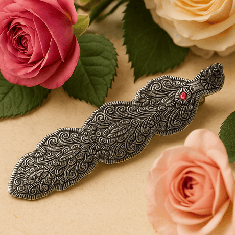 Buddha Incense Stick Holder Polished Aluminium 20cm - SHAMTAM.COM