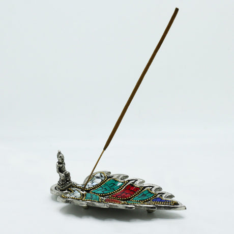 Buddha Leaf Tibetan Incense Holder - SHAMTAM.COM