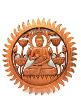 Buddha & Lotus Panel - 40cm - SHAMTAM.COM