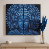 Buddha Mandala Canvas Wall Art Set of 4 - SHAMTAM.COM