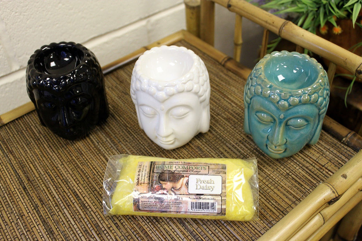 Buddha Oil Burner - Black - SHAMTAM.COM