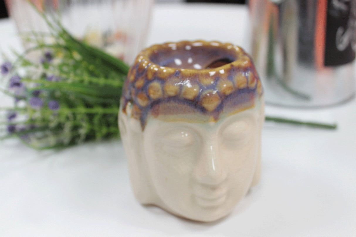 Buddha Oil Burner - Ivory & Mint - SHAMTAM.COM