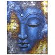 Buddha Painting - Blue Face Abstract - SHAMTAM.COM