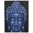 Buddha Painting - Blue Sand Finish - SHAMTAM.COM