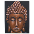 Buddha Painting - Copper Sand Finish - SHAMTAM.COM