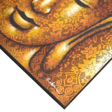 Buddha Painting - Gold Brocade Detail - SHAMTAM.COM