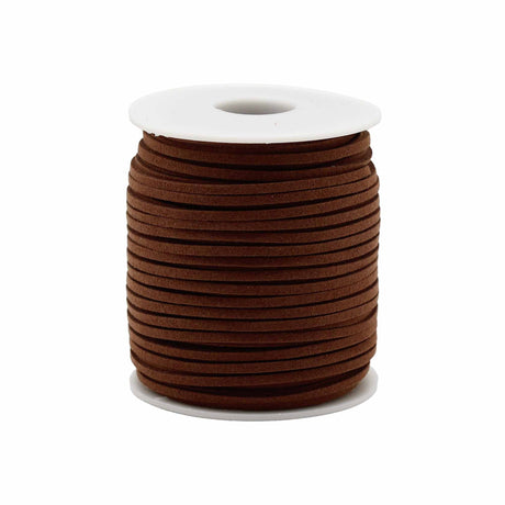 Bulk Roll Pendant Cord - 2.5mm x 45m - Dark Brown A010 - SHAMTAM.COM