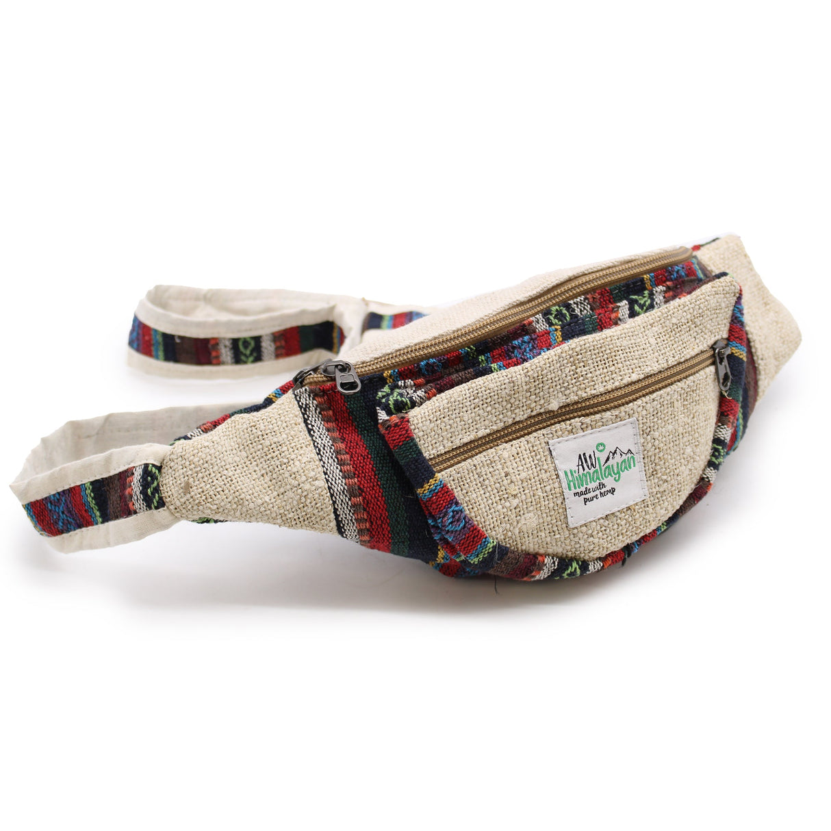 Fanny Pack Bum Bag - Hemp & Cotton (asst) - SHAMTAM.COM