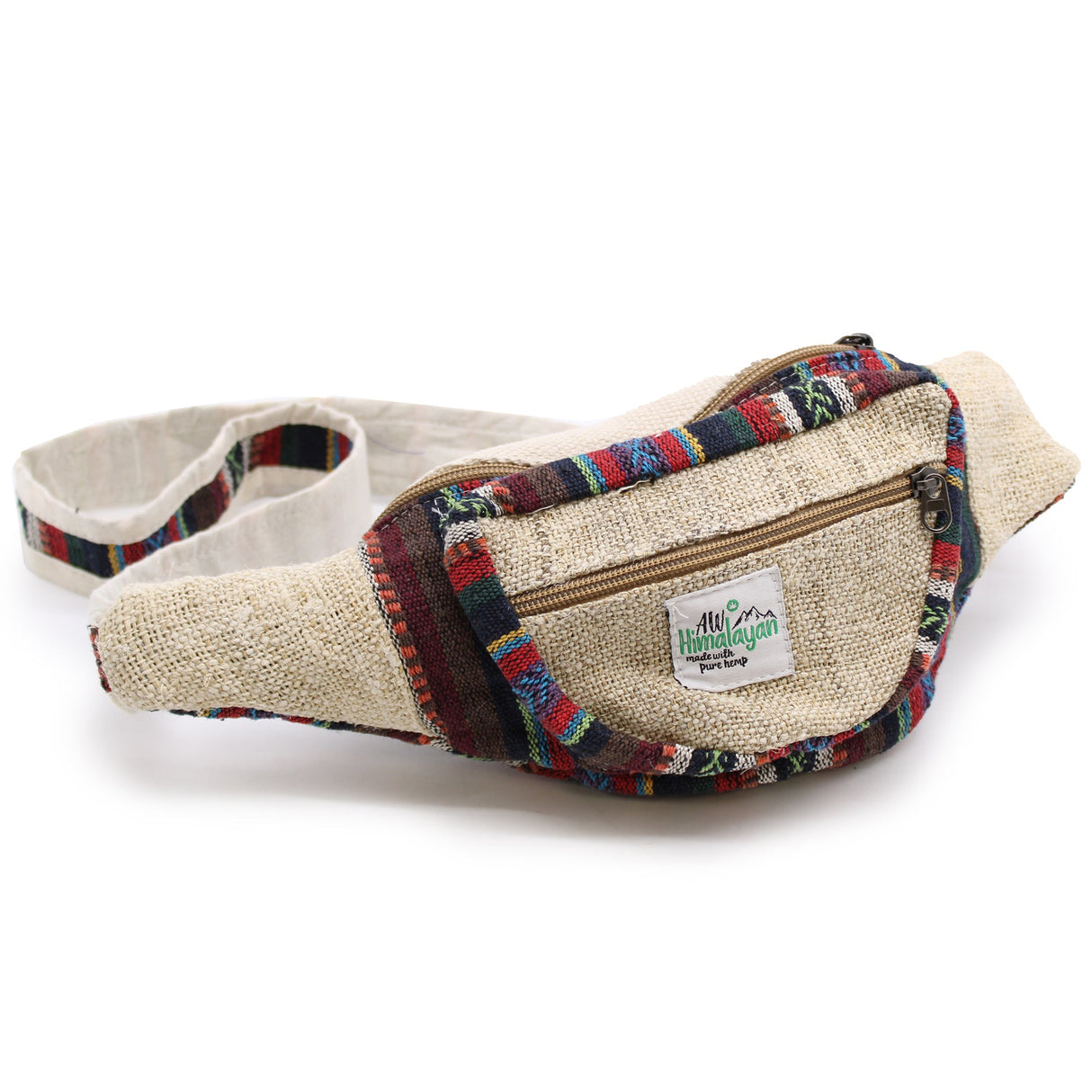 Fanny Pack Bum Bag - Hemp & Cotton (asst) - SHAMTAM.COM