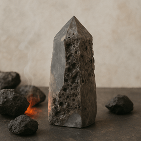 Calcite Side Polish Tower - SHAMTAM.COM