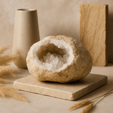 Calcite Quartz Crystal Geode 15 - 18 cm - SHAMTAM.COM