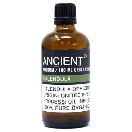 Calendula Organic Base Oil - 100ml - SHAMTAM.COM