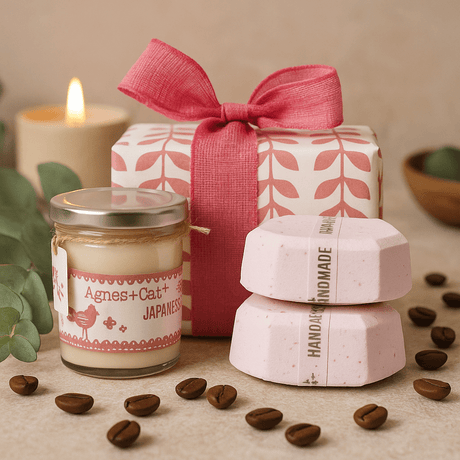 Candle and Bath Fizzers Gift Set 3 - Piece - SHAMTAM.COM