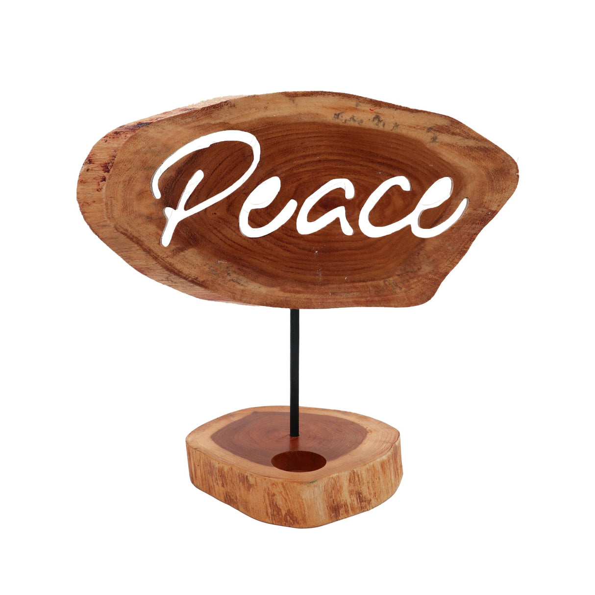 Candle Holder Sign - Peace - SHAMTAM.COM