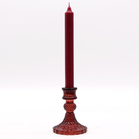 Vintage Dinner Candle Holder - Vampire Red (2 pcs) - SHAMTAM.COM