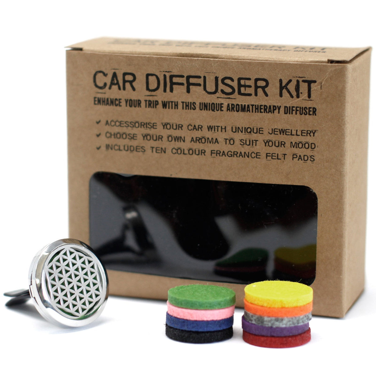 Car Freshener Diffuser - Flower of Life - 30mm - SHAMTAM.COM