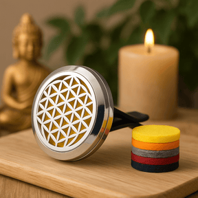 Car Vent Diffuser - Flower of Life 10 Pads - SHAMTAM.COM