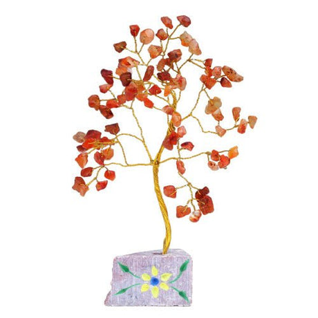 Carnelian Crystal Tree - 80 Stone - Gemstones - SHAMTAM.COM