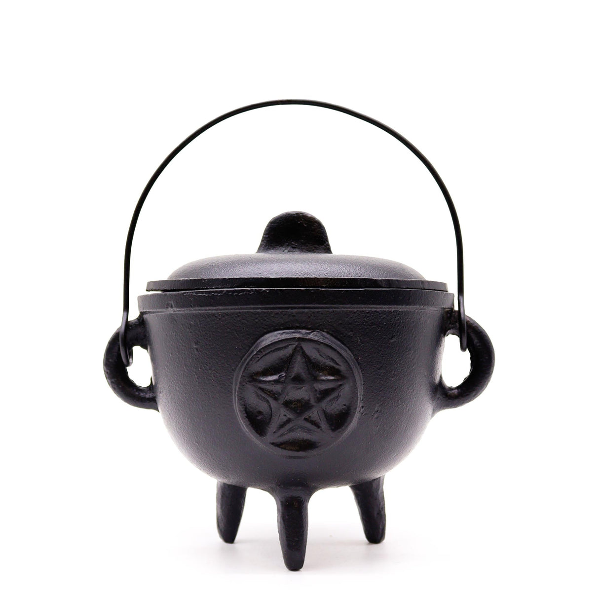 Cast Iron Cauldron with Pentagon 15x15cm Extra Lrg - SHAMTAM.COM