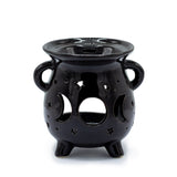 Cauldron Oil Burner - Moon Phase - Black - SHAMTAM.COM