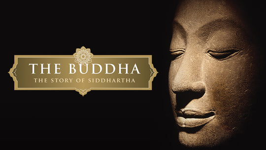 Fotograma de una recreación del documental The Buddha que representa el camino de Siddhartha Gautama hacia la iluminación