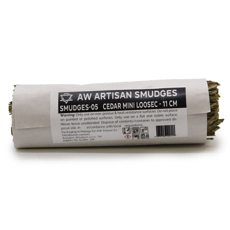 Cedar Mini Loosec Smudge Stick 11 cm - SHAMTAM.COM