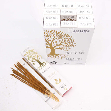 Ceiba Tree Botanical Incense Sticks - 15g Pack | Handmade in India | Tree of Life Design | Aromatic & Spiritual Experience - SHAMTAM.COM