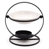 Oil Burner Ceramic & Metal Round Stand - SHAMTAM.COM