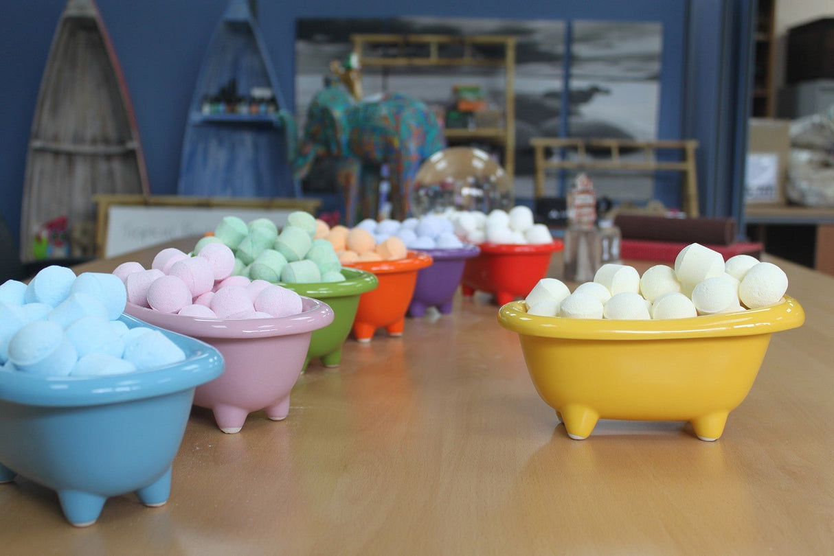 Ceramic Mini Bath - Lemon - SHAMTAM.COM