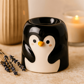 Ceramic Oil Burner Penguin Shaped - SHAMTAM.COM
